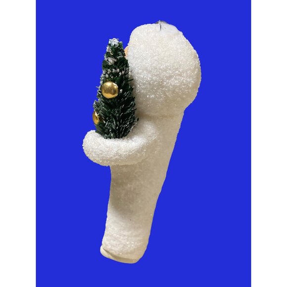 Dept 56 Snow Angels Child Holding Christmas Tree Ornament - Picture 5 of 14